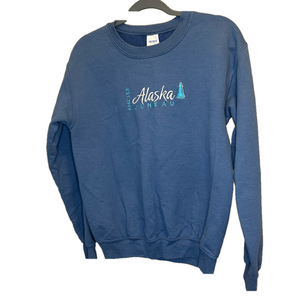 Blue Crew Neck Sweatshirt